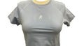 AMOP Logo Womens Crop (Baby Blue)